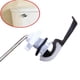 thumbnail image 4 of Reemplazo de manija de palanca de descarga de tanque de inodoro universal, accesorios de válvula de entrada de agua de inodoro universal, llave frontal galvanizada, 4 of 5