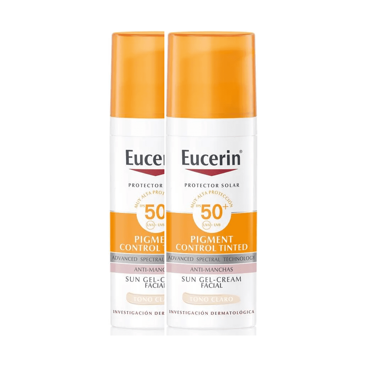 Pack2 Protector Solar Pigment Control Tono Claro Eucerin 50m