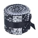 thumbnail image 4 of 20 Piezas De Rollo De Gelatina De 2,4 Pulgadas De Algodón Floral Para Manualidades, Costura Enrollable, Color Negro, 4 of 5