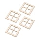 thumbnail image 2 of 4x Modelo De Ventana Pequeña De Madera, Minimodelo De Marco De Ventana Para Modelo De Ciudad, Accesorio, 2 of 3