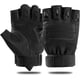 thumbnail image 1 of Guante táctico de medio dedo con nudillos duros para hombre, guantes de airsoft sin dedos con pantalla táctil para entrenamiento de combate en motocicleta, tiro militar, caza y deportes al aire libre., 1 of 7
