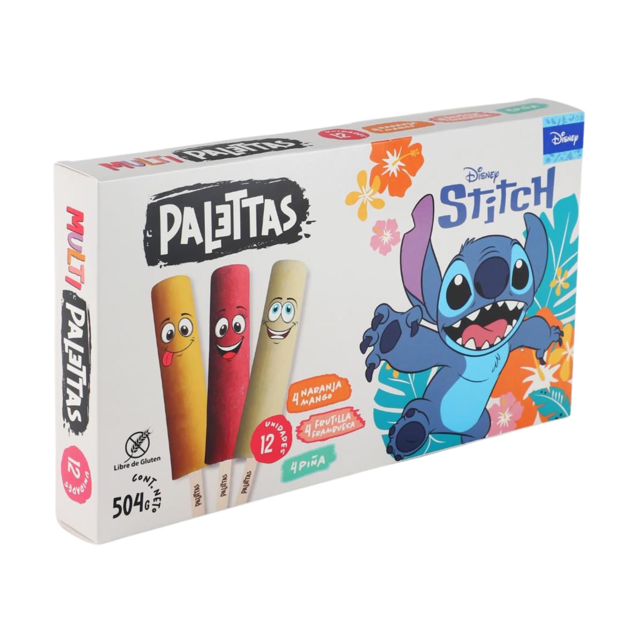 Helado Paleta Sabores Caja 504 g Palettas