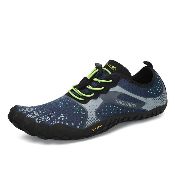Zapatilla barefoot deportiva Saguaro Fast I azul acero 36