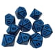 thumbnail image 3 of 10x Juego De Dados Poliédricos Juego De Juguetes De Barra Dados Para Juegos De Cartas Juego De Roles Azul, 3 of 5