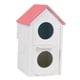 thumbnail image 5 of Doble Agujero Pet Bird Parrot Eclosión Cría Caja Nido Casa Rosa, 5 of 5