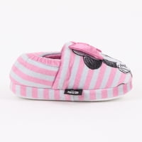 Pantufla Niña Rayas Minnie Mouse Moño Rosado Disney