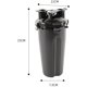 thumbnail image 2 of Vaso de viaje para perros y gatos, 2 en 1, para agua y cereales, con dos cuencos plegables, portátil para viajes al aire libre, color negro, 2 of 6