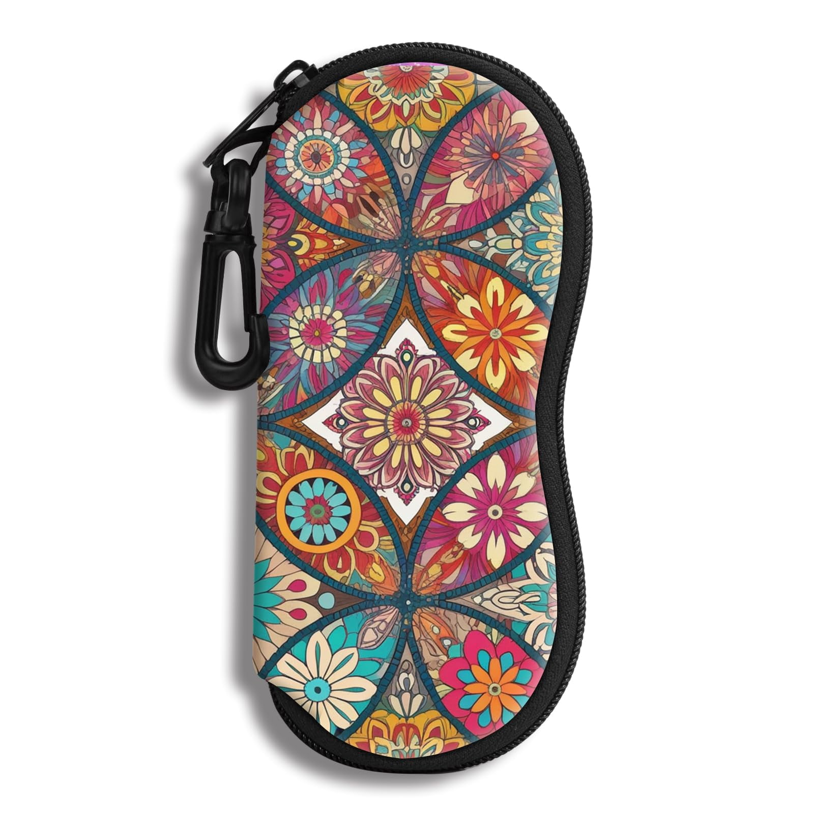 Funda Para Gafas Hion Soft Pouch De Neopreno Con Clip Para Cinturón Mandala