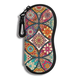 Funda Para Gafas Hion Soft Pouch De Neopreno Con Clip Para Cinturón Mandala
