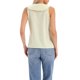 thumbnail image 3 of Camisa sin mangas con botones para mujer, cuello Peter Pan, blusas clásicas casuales para el trabajo, talla M, color albaricoque, 3 of 6