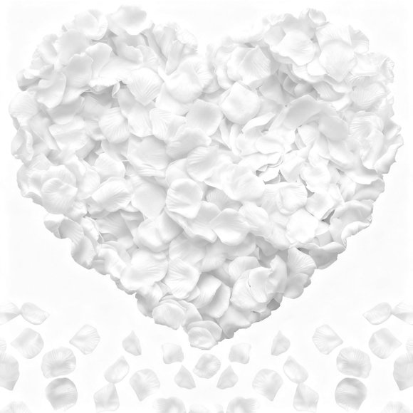 Pétalos de Flor Titelogic 2200 piezas Blanco – Decoración
