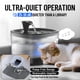 thumbnail image 3 of Fuente de agua para gatos Veken con tanque desmontable de 2,5 L, color negro, 3 of 9