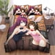 thumbnail image 1 of Sengoku Nadeko & Hitagi Senjougahara Anime Bunny Bedding Duvet Cover Set 3-Piece Bedding Set (1 Duvet Cover + 2 Pillow Shams), 1 of 5