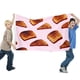 thumbnail image 2 of Pan Tostado Bandera Impresa Con Temática Regalo Perfecto Para Fanáticos Amigos Y Familiares Y Adecuada Para Actividades Al Aire Libre E Interiores Decoraciones De Fiesta 90 Cm × 150 Cm, 2 of 6