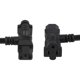 thumbnail image 5 of Cable de alimentación acbroad 0,6 m NEMA 5-15P a C13+5-15R, 5 of 5
