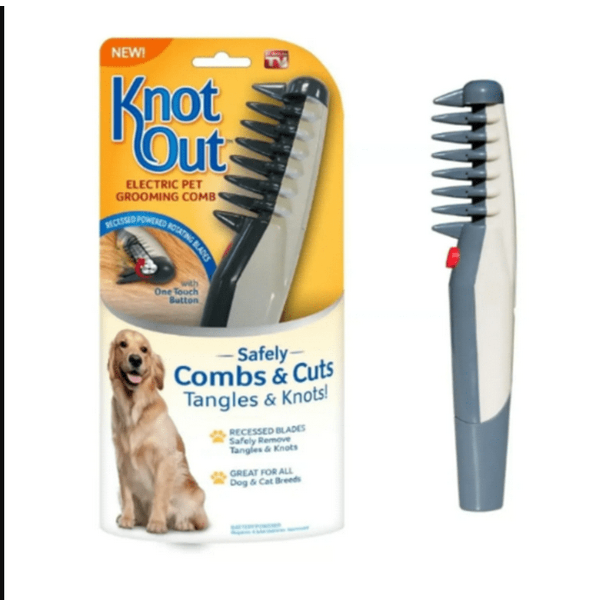 Genérico - Cepillo Quita Nudos Para Perros Mascotas