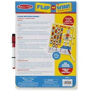 Juego Del Ahorcado Melissa & Doug Tablero Blanco Marcador De Borrado En Seco