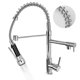 thumbnail image 1 of LLave Cocina Giratoria Monomando Triple Lavaplatos Flexible Plateado, 1 of 5