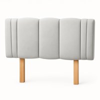 Ethan Desing - Respaldo 2 Plazas Ejecutivo Gris Perla