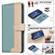 thumbnail image 4 of Funda Cartera con Bloqueo RFID para Xiaomi 14T con Ranuras y Soporte Verde, 4 of 5