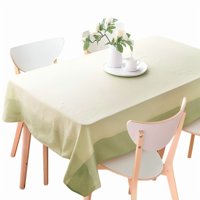 Mantel Linenlook 150×210 Verde Bordado – Doral