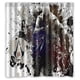 thumbnail image 1 of Cortina de ducha de Assassin's Creed con imagen de Darkness, juego de cortinas de baño con ganchos, tamaño 66 x 72 pulgadas, 1 of 3