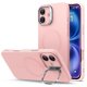 thumbnail image 1 of Funda de silicona ESR con soporte para iPhone 16 Plus, color rosa, 1 of 9