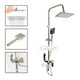 thumbnail image 1 of Ducha Columna Monomando Telefono Completo Beiti Md Plateado, 1 of 10