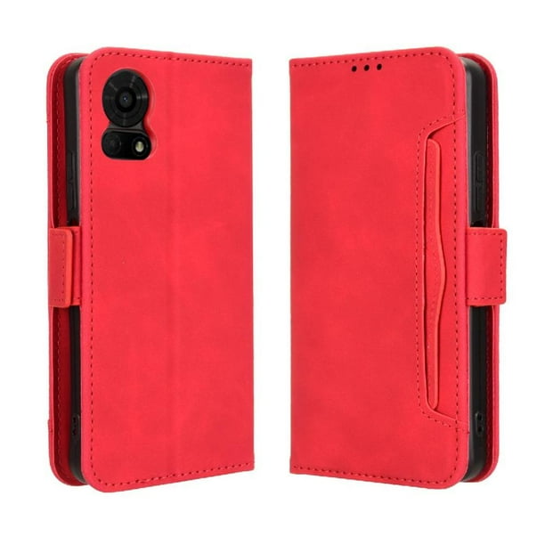 Funda Tipo Billetera FOXDOCK para TCL 50 LE – Tapa Flip con Tarjetero