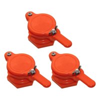 Bothyi - 3 Piezas Válvulas De Compuerta De Miel Herramienta De Apicultura Resistente Para Apicultores De Jardín Granja Naranja