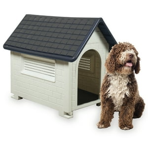 Casa Para Perros Mascota 82X54X71 Duke Petwoow Color Gris