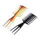 thumbnail image 1 of 2pcs salón de pelo afro selección cepillo peine peluquería peinado de trenza peinado, 1 of 5