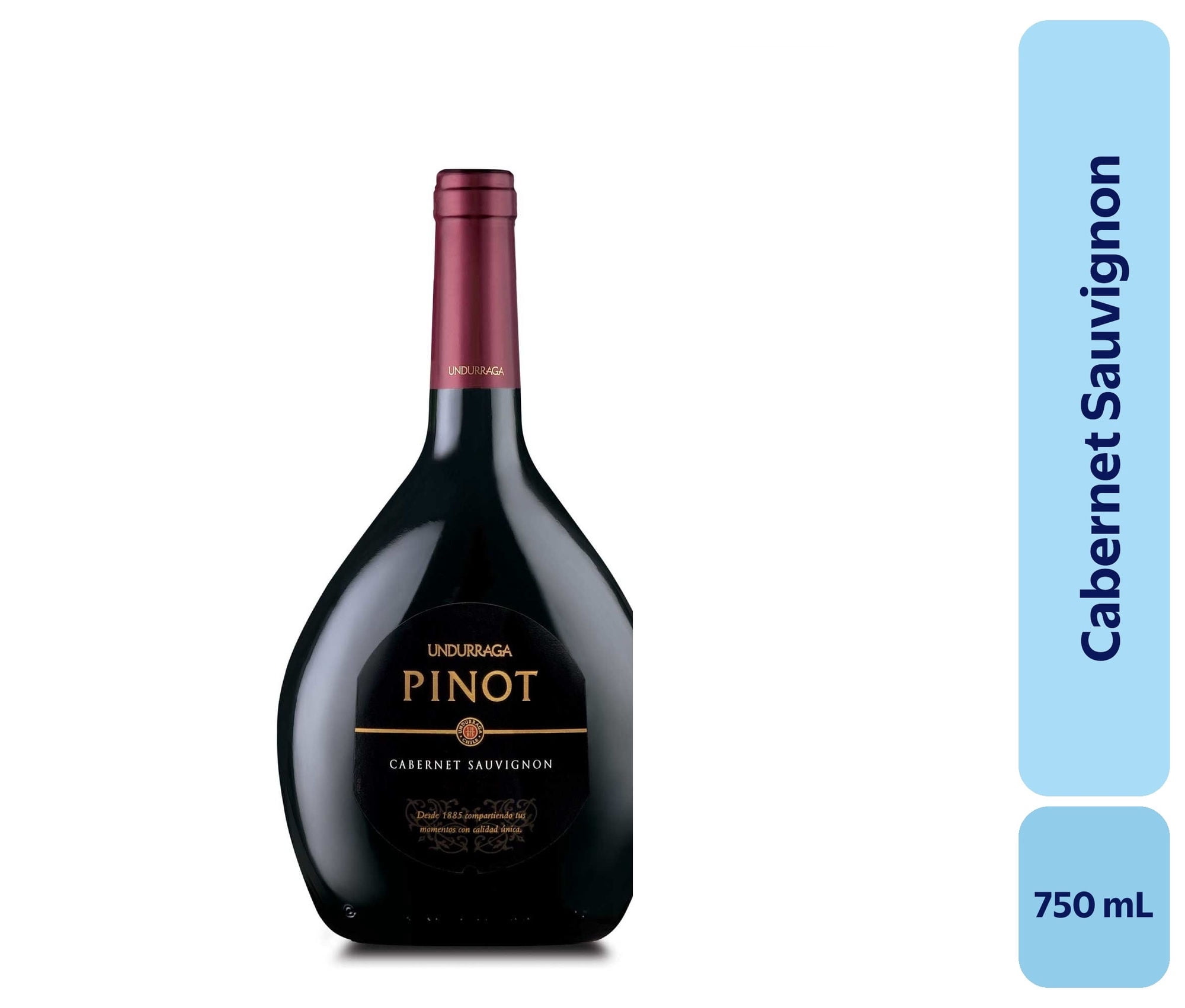 Vino Cabernet Sauvignon Botella 750 mL Undurraga