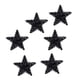 thumbnail image 3 of 6 Piezas De Parches De Estrellas De Diamantes De Imitación Para Planchar En Coser Apliques De Parche Negro, 3 of 5