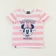 thumbnail image 1 of Polera Manga Corta Niña Rosado Rayas Minnie Smile Disney, 1 of 4