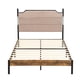 thumbnail image 3 of Queen Bed Frame , Upholstered headboard with Charging and Touch sensitive LED Lights, Under Bed Storage, No Box Spring Needed,Noise Free, 3 of 3