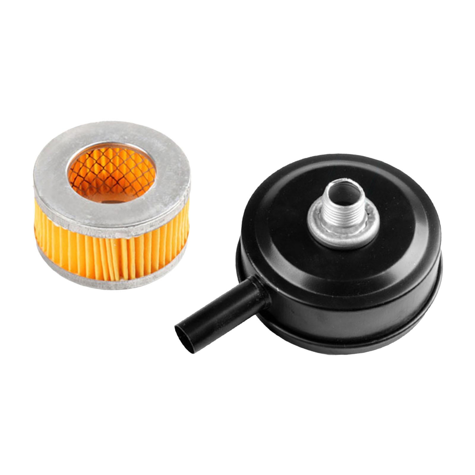 Ioensy - Herramienta De Compresor De Aire, Filtro De Recipiente, Filtro De Admisión De Compresor De Aire, Carcasa De Metal