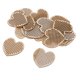 thumbnail image 2 of 20 piezas natural multi-hole colgante de madera tablero de punto 50mm corazón, 2 of 5