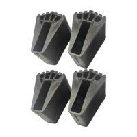 Magideal - 4 Alfombrillas De Goma Para Pies De Escalera, Tapas Extensibles Para Patas De Escalera, Cubiertas Para Pies Para Escaleras De Casa, Accesorios De Trab