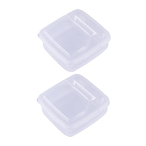 Bothyi - 2 Recipientes Para Refrigerador Portátil, Ahorradores De Alimentos Con Tapa Abatible