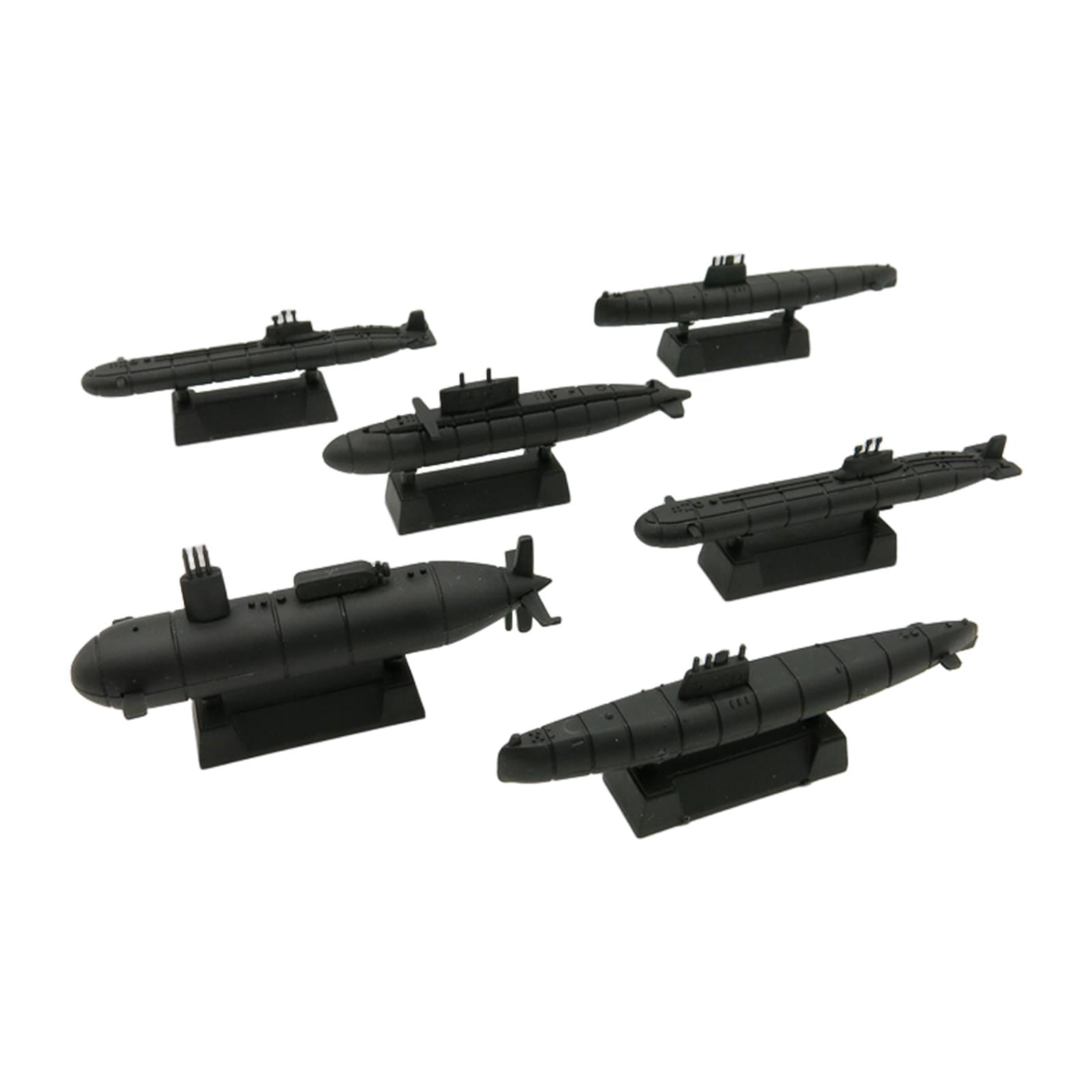 Bothyi - Kits De Buques De Guerra De Plástico De 6 Piezas, Juguetes Submarinos Para Niños, Adultos, Regalos De Cumpleaños