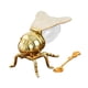 thumbnail image 4 of Tarro De Miel De Abeja Con Cuchara De Lujo Incluida Para Regalo Festivo De Inauguración De La Casa Cocina Oro, 4 of 5