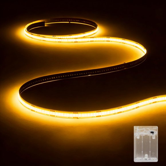 Tira LED XINGZHI 100 cm Blanco Cálido Alimentada por Batería