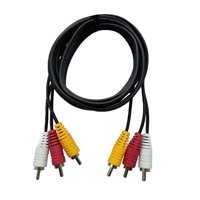 Ultra - Cable Estereo 3 Rca A 3 Rca 180Cm Negro