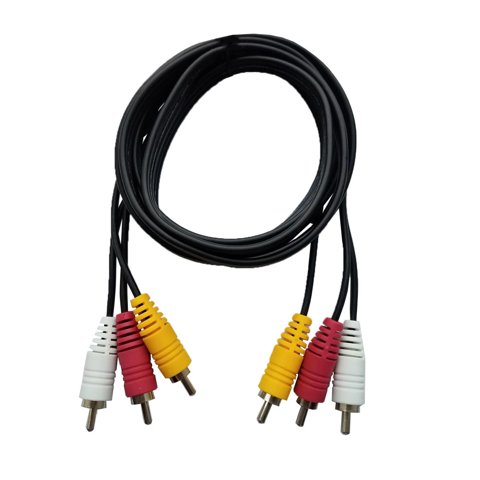 Ultra - Cable Estereo 3 Rca A 3 Rca 180Cm Negro