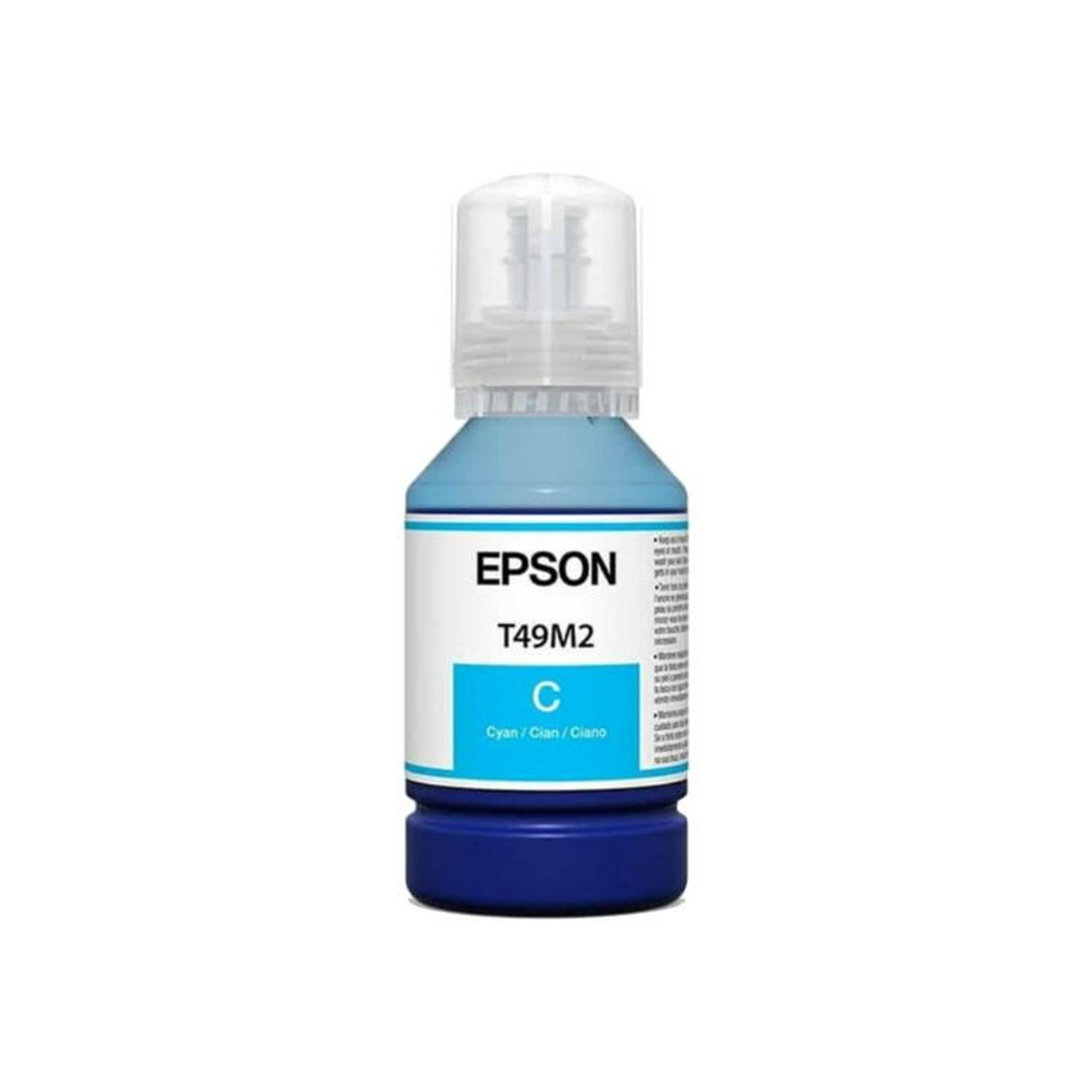 Botella De Tinta Epson Original 49m2 Cian 140 Ml