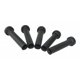 thumbnail image 3 of 5pcs Tee De Golf De Goma Campo De Práctica De Golf Práctica Mat Tee Holder 11cm Negro, 3 of 5