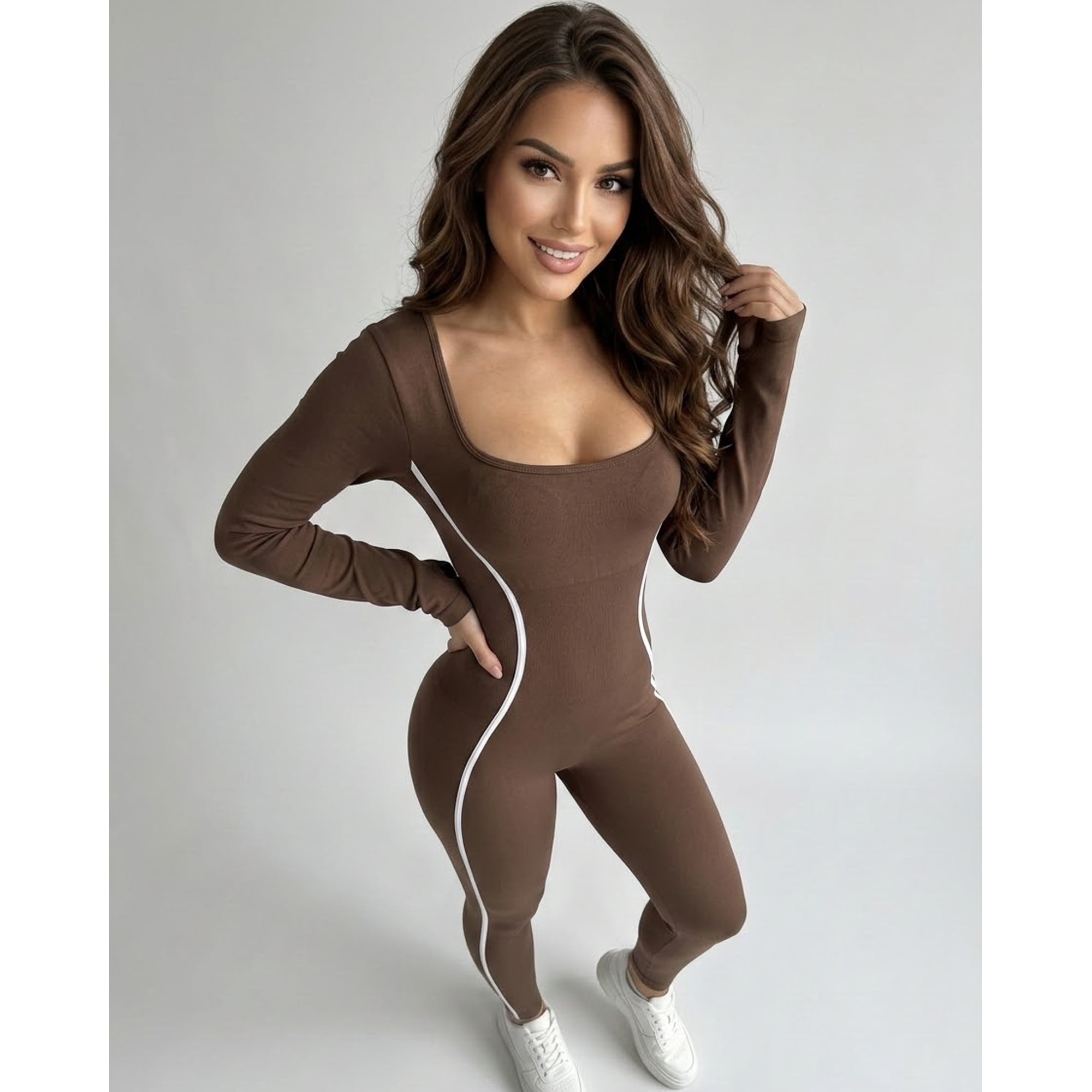 Flix Spa - Enterito Modelador Mujer Manga Larga Sport