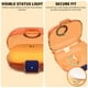 thumbnail image 2 of Funda Nimuw Secure Lock para Beats Powerbeats Pro 2 Naranja Transparente, 2 of 3