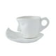 thumbnail image 1 of Juego De Taza Y Platillo De Té 260 Ml Kiss Of The Face Para Regalo De San Valentín Mujer Blanco, 1 of 3